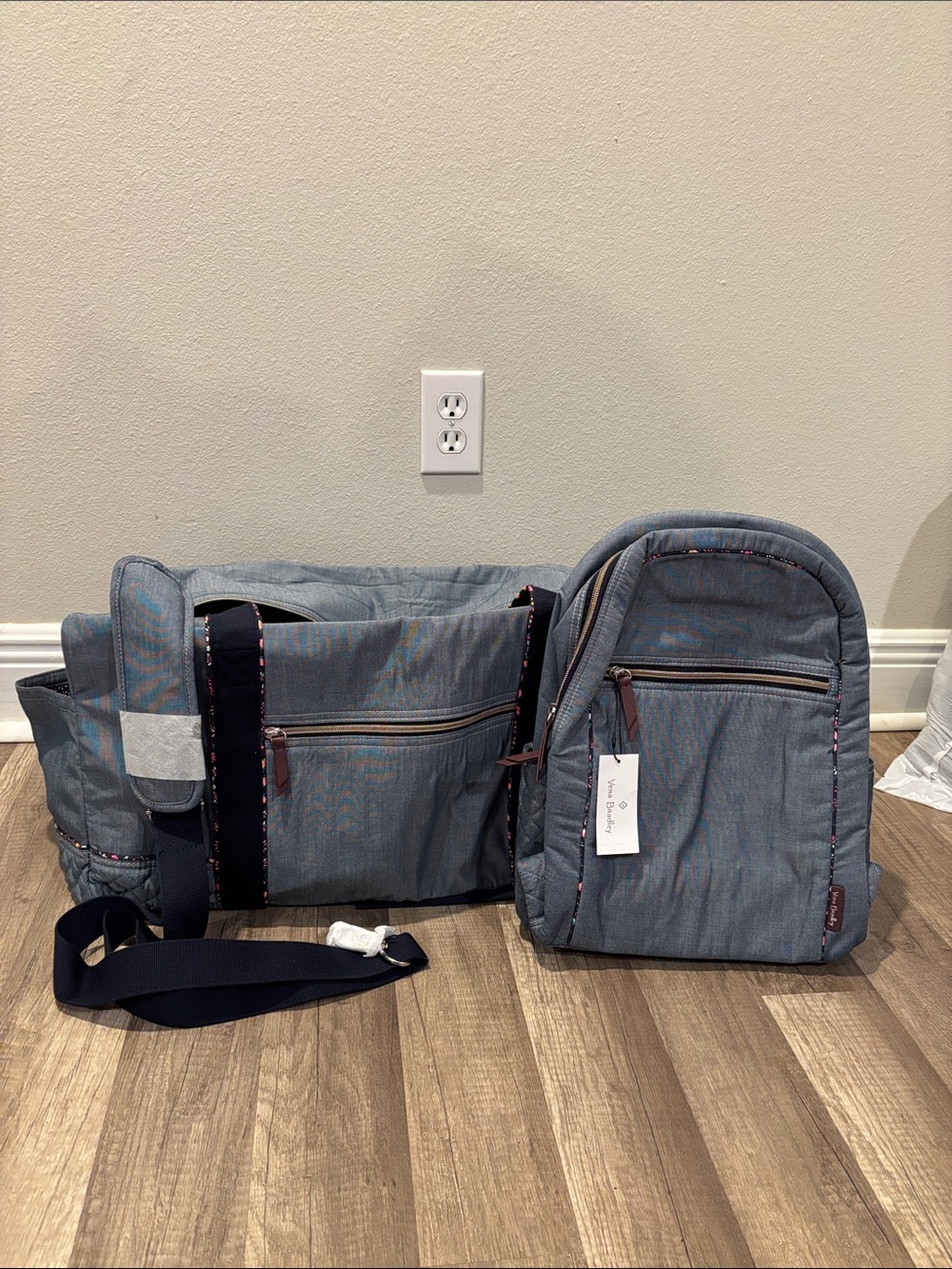 Vera Bradley large traveler duffle bag, Backpack and cosmetic bag NWT